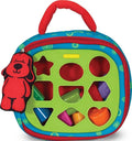 Melissa & Doug K's Kids Take-Along Shape Sorter – 9 Textured Blocks & Soft Activity Bag